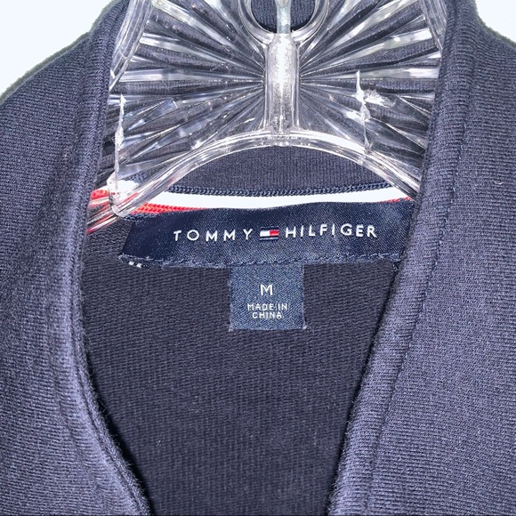 Tommy Hilfiger size Medium navy blue band jacket - Picture 4 of 16